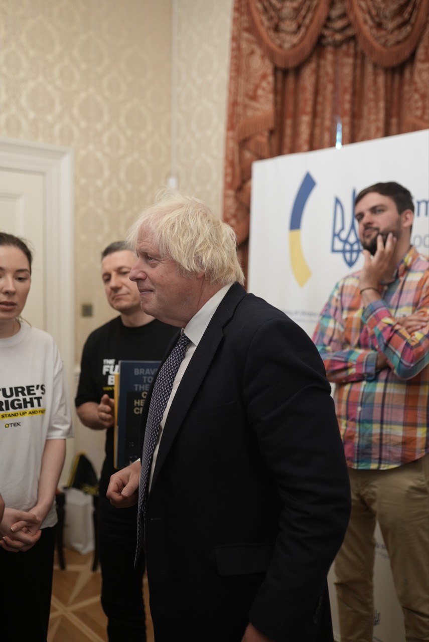 Ветерани ДТЕК зустрілися у Лондоні з Джонсоном